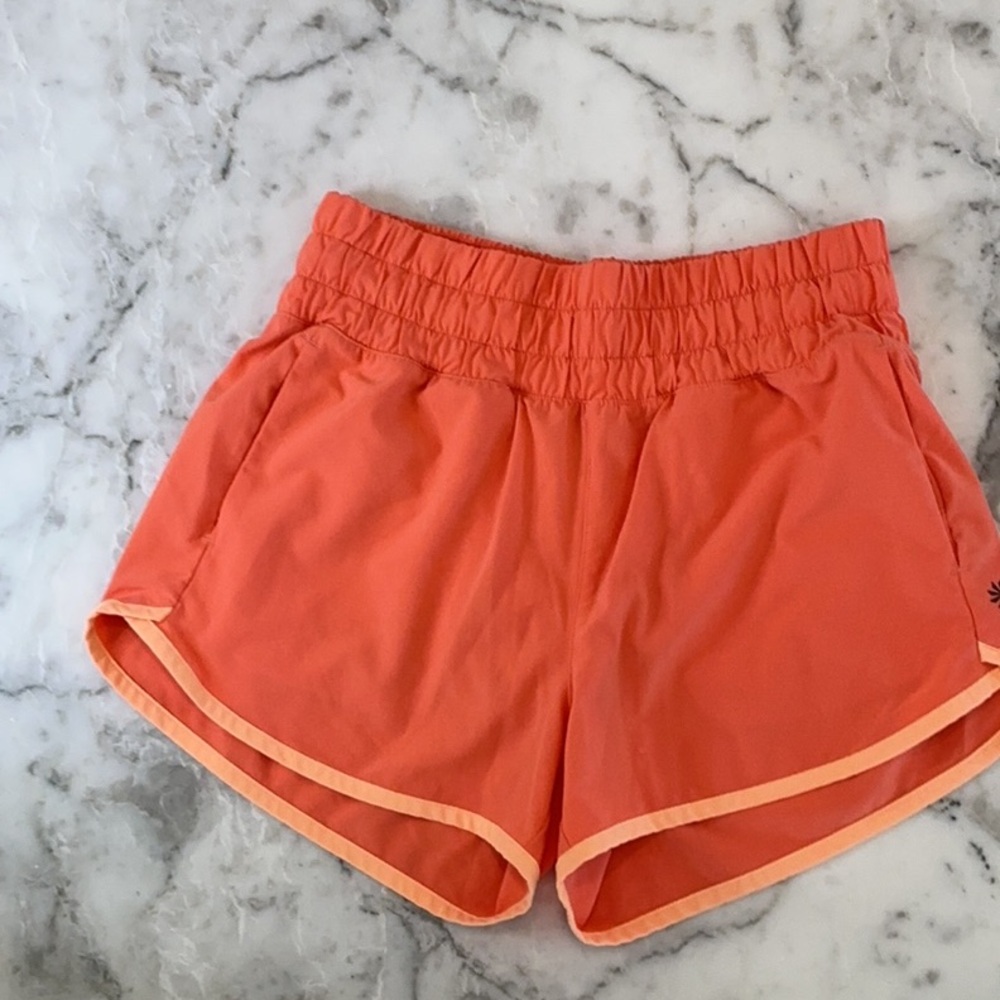 Athleta girl Orange Athletic Shorts